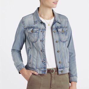 Prosperity Jolene Stretch Denim Jacket - Size XXL